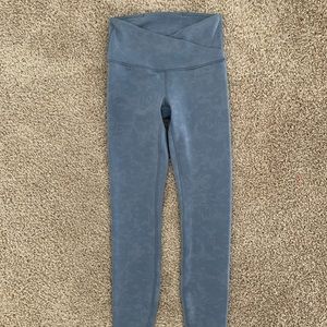 Lululemon always on high rise leggings 28” blue